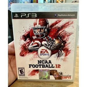 NCAA Football 12 (Sony PlayStation 3, 2011) EA‎ Sports ESPN PS3 Game Disk Good